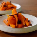 Carrot salad with Japanese salted kelp